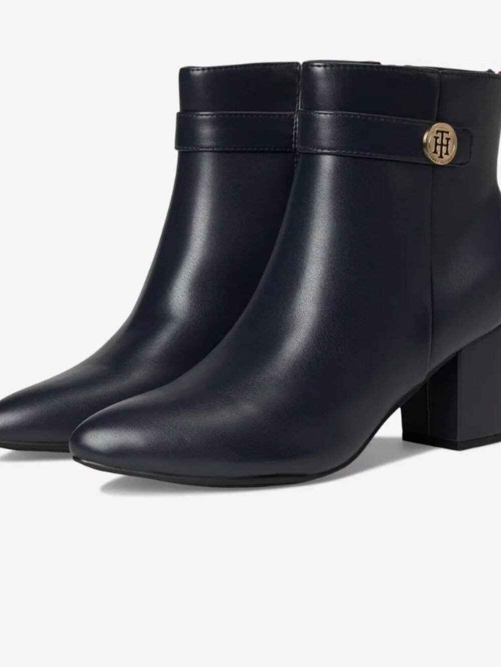 TOMMY HILFIGER HERXI WOMEN'S  NAVY BLUE ANKLE BOOT NWOT NWOB